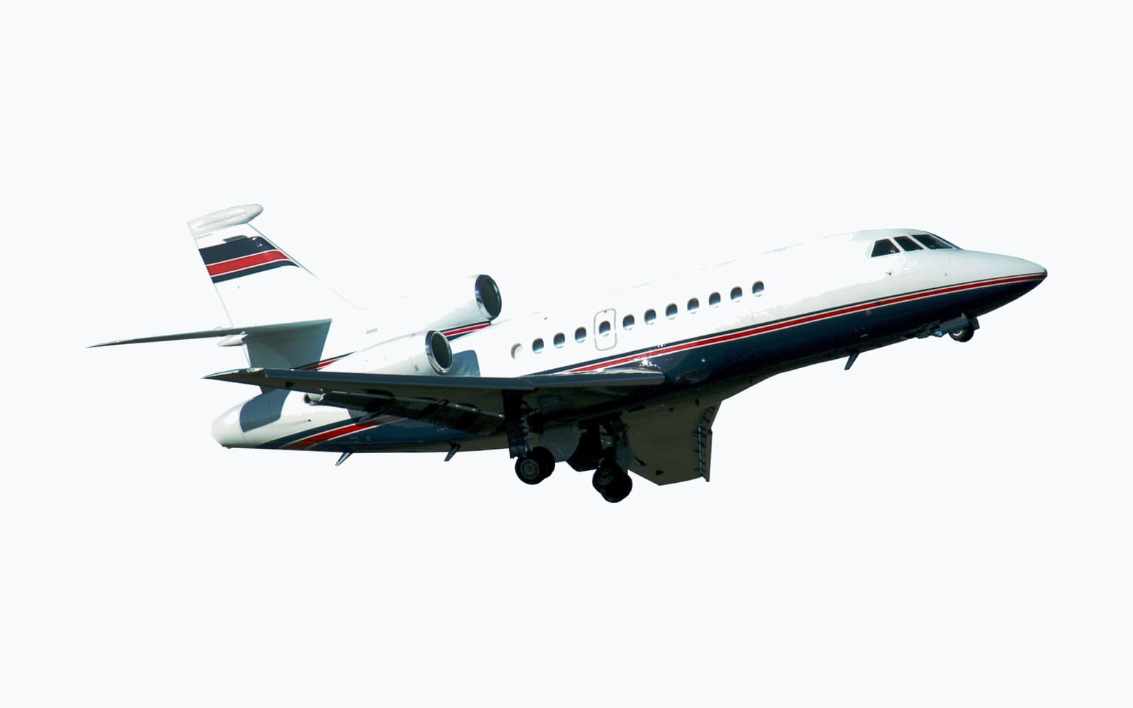 1994 Dassault Falcon 900B on a cool white plate