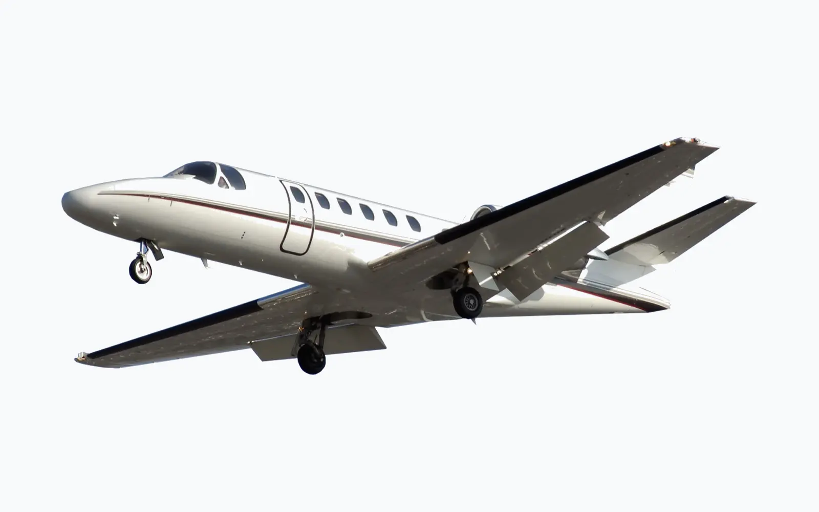 2008 Cessna Citation CJ3 on a cool white plate